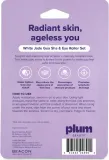 Набор для массажа лица Plum Beauty Rock & Roll гуаша и роллер из белого нефрита — фото 2