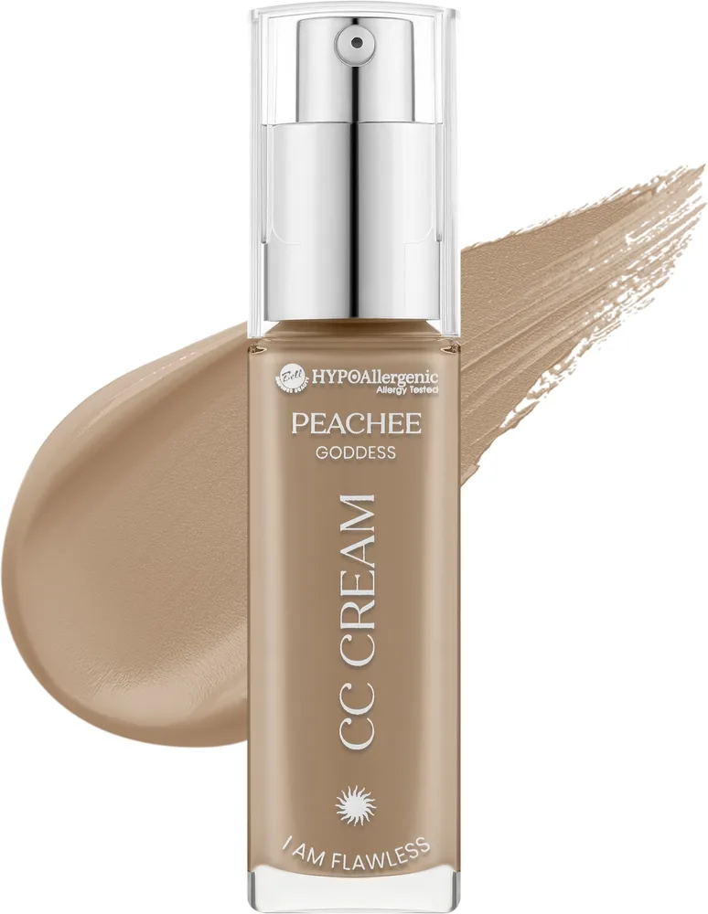 Крем CC Bell HYPOAllergenic x Peachee CC Cream многофункциональный, с натуральным финишем, 30 г, оттенок 02