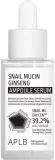 Сыворотка для лица APLB Snail Mucin Ginseng Ampoule тонизирующая, укрепляющая, с муцином улитки и женьшенем, 40 мл — фото 1