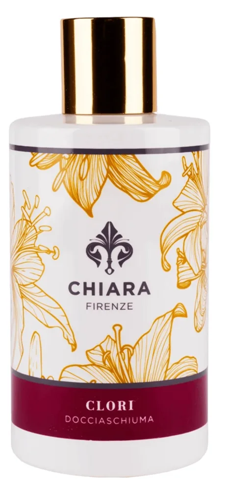 Гель для душа Chiara Firenze Clori с чёрной смородиной, ванилью и сандалом, 350 мл