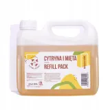 Мыло жидкое Cztery Szpaki лимон и мята, сменный блок, 2000 мл — фото 1