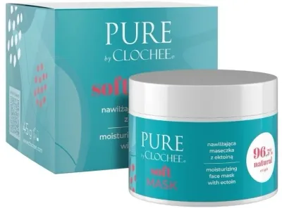 Увлажняющая глиняная маска для лица с эктоином Clochee Pure Soft Mask