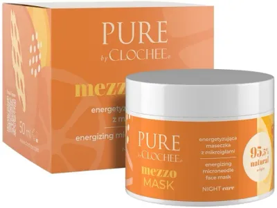 Энергетизирующая маска для лица с микроиглами и ниацинамидом Clochee Pure Mezzo Mask