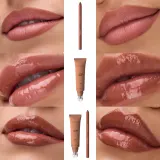Набор для макияжа губ Catrice The Glossy Sequence Nude бальзам с пептидами блеск-стик и карандаш нюдовые оттенки — фото 4