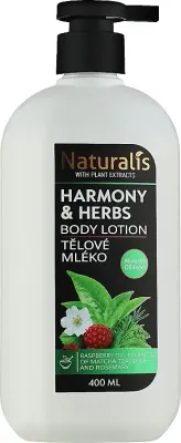 Naturalis Harmony & Herbs Body Lotion бальзам для тела с малиной и травами, 400 мл