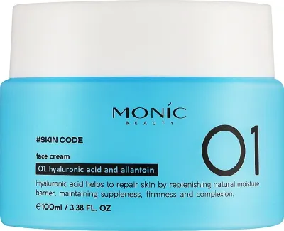 Крем для лица Monic Beauty Skin Code 01 с гиалуроновой кислотой 100 мл