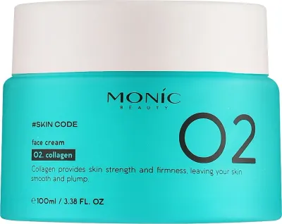 Крем для лица Monic Beauty Skin Code 02 с коллагеном против морщин 100 мл