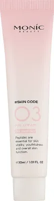 Крем для кожи вокруг глаз Monic Beauty #Skin Code 03 Peptides Eye Cream с пептидами, 30 мл