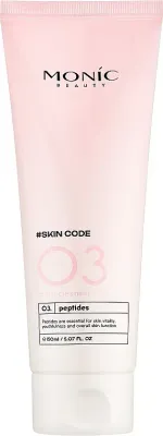 Пенка для умывания Monic Beauty #Skin Code 03 Peptides Foam Cleanser с пептидами, для очищения лица, 150 мл