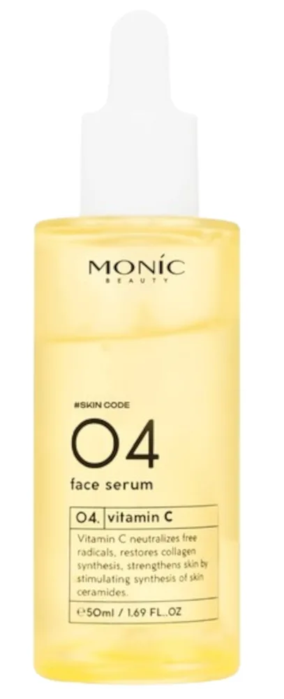 Сыворотка для лица Monic Beauty Skin Code 04 осветляющая, с витамином C и ниацинамидом, 50 мл