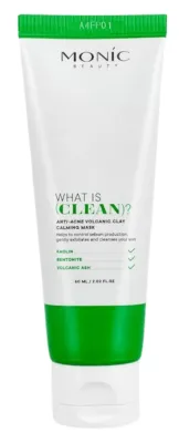 Успокаивающая маска от акне с вулканической глиной Monic Beauty What Is Clean Anti-Acne Volcanic Clay Calming Mask