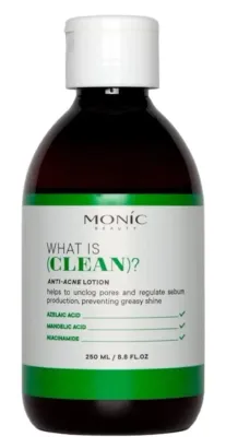 Лосьон для лица Monic Beauty What Is Clean Anti-Acne матирующий для жирной кожи 250 мл