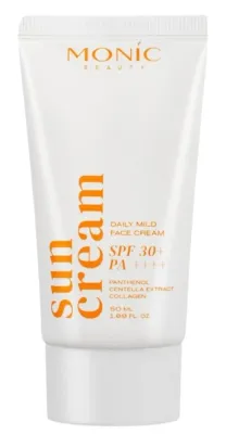 Солнцезащитный крем Monic Beauty Daily Mild Face Cream SPF30+ PA++++ для лица 50 мл
