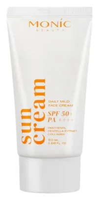 Солнцезащитный крем Monic Beauty Daily Mild Face Cream SPF50+ PA++++ для лица 50 мл