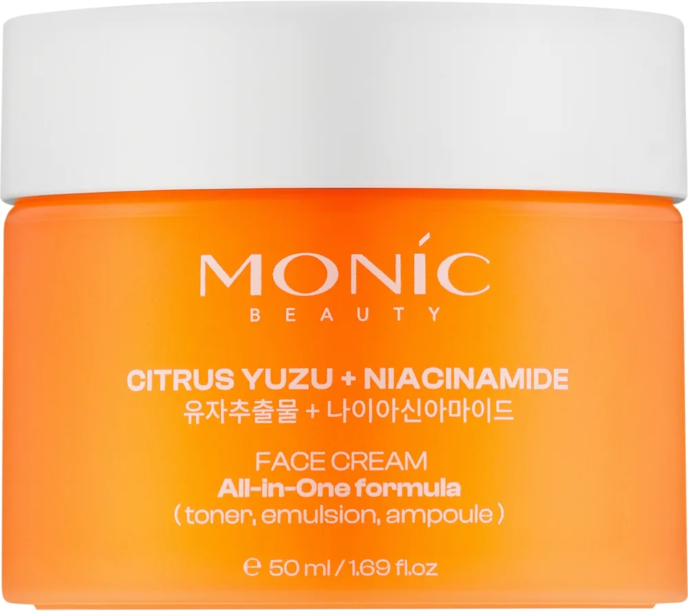 Крем для лица Monic Beauty All-in-One с юдзу и ниацинамидом 50 мл