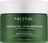 Крем для лица Monic Beauty All-in-One с маслом авокадо и гиалуроновой кислотой 50 мл — фото 1