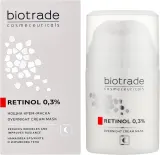 Ночная антивозрастная маска-крем для лица Biotrade с ретинолом 0,3% и HPR, 50 мл, Болгария — фото 2