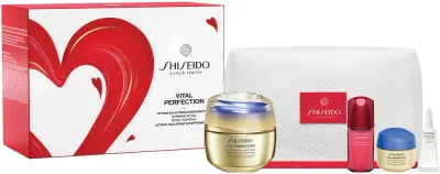 Набор для лица Shiseido Vital Perfection из пяти средств со скваланом и маслом макадамии для зрелой кожи