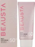Крем для лица Beausta Mild Sun Pink Tone-Up солнцезащитный тонирующий SPF 50+ 50 мл — фото 2