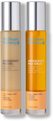 Набор The Organic Pharmacy Antioxidant антиоксидантная сыворотка 35 мл и антиоксидантный гель для лица 35 мл