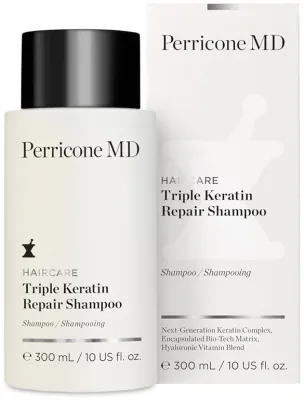 Шампунь Perricone MD Triple Keratin Repair с кератином, аргановым маслом, 300 мл