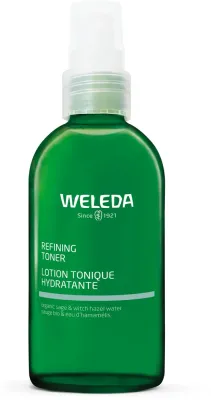 Увлажняющий тоник для лица Weleda Refining с органическим гамамелисом и шалфеем, сужает поры, 150 мл
