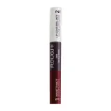 Блеск для губ Rougj+ 2IN1 Tint and Shine 2 в 1 жидкая матовая помада и блеск, 6 мл, оттенок 05 - Burgundy — фото 1