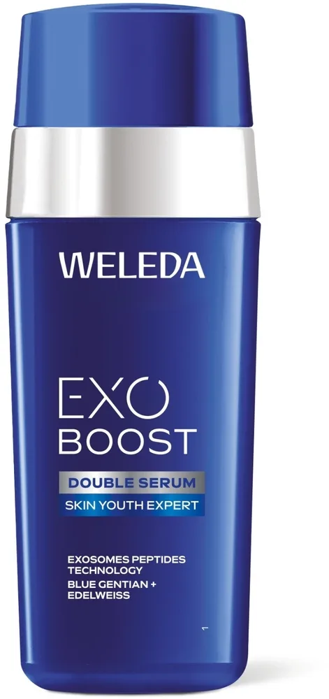 Сыворотка для лица Weleda Exo Boost Double двухфазная, с центеллой азиатской и пептидами, 30 мл