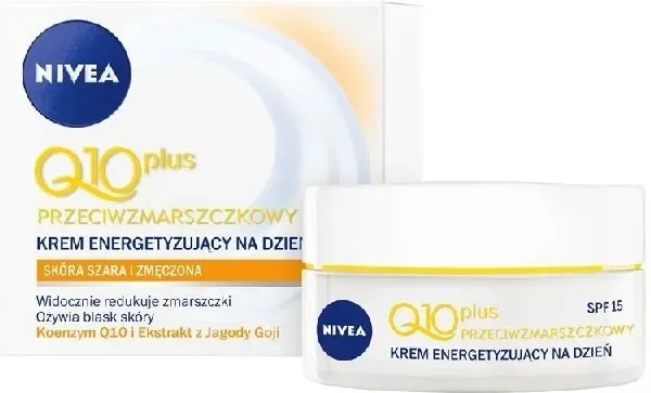 Крем для лица NIVEA Q10 Plus дневной энергетический SPF 15 против морщин 50 мл