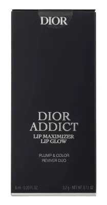 Набор Dior Addict бальзам для губ Lip Glow оттенок 001 Pink 3.2 г и блеск Lip Maximizer оттенок 001 Pink 6 мл