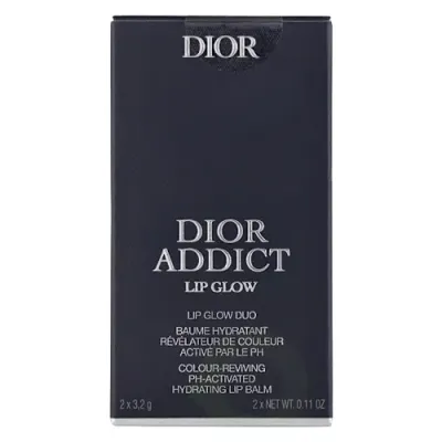 Набор бальзамов для губ Dior Addict Lip Glow оттенки 001 Pink и 012 Rosewood 2 шт по 3.2 г