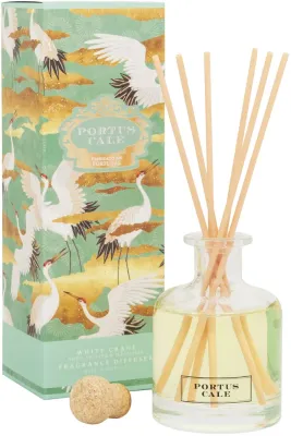 Ароматический диффузор Portus Cale White Crane Glass Diffuser для дома, стеклянный, 100 мл