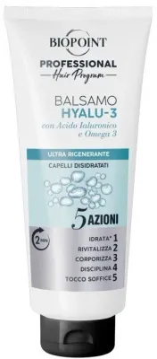 Кондиционер для волос с гиалуроновой кислотой Biopoint Hyalu-3 Balm, 350 мл