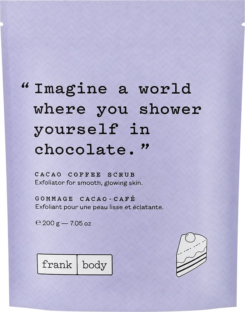 Frank Body Frank Body Cacao Coffee Scrub - Какао-кофейный скраб для тела Cacao Coffee Scrub, 200 г