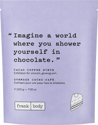 Frank Body Frank Body Cacao Coffee Scrub - Какао-кофейный скраб для тела Cacao Coffee Scrub, 200 г