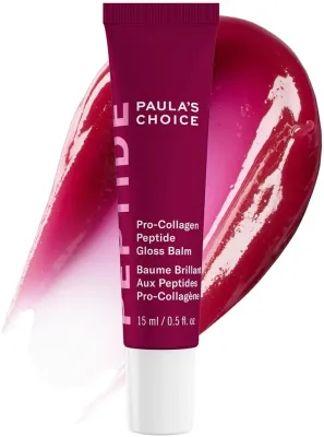Бальзам-блеск для губ Paula's Choice Pro-Collagen Peptide Gloss Balm Deep Plum с пептидами и проколлагеном, 15 мл