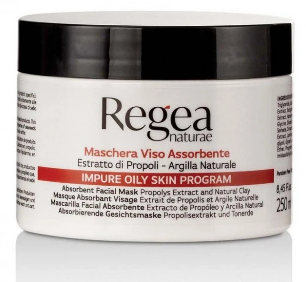 Абсорбирующая маска для лица с каолином и прополисом Regea Naturae Absorbent Facial Mask