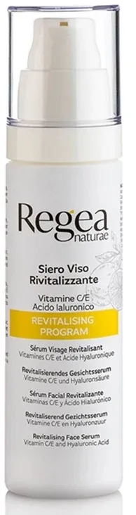Сыворотка для лица Regea Naturae Revitalising Program ревитализирующая, с витамином C и гиалуроновой кислотой, 50 мл