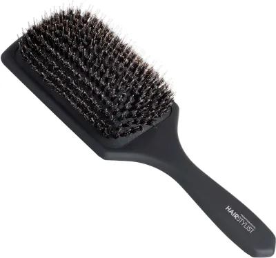 Щётка для волос Xanitalia Pro Hair Stylist Brush прямоугольная, с натуральной щетиной, 1 шт