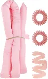 Набор Invisibobble Sprunchie Baby Curl S резинки Sprunchie Slim 2 шт атласная лента и зажим розовый — фото 2