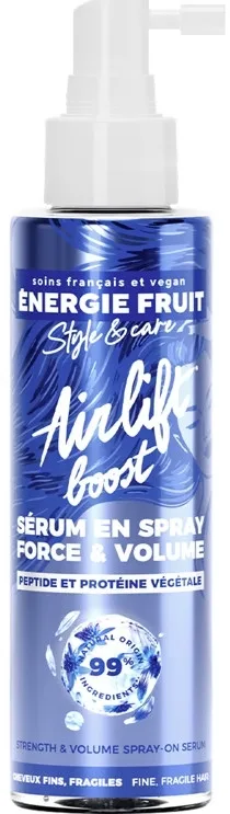 Energie Fruit Strength & Volume Spray-On Serum — спрей-сыворотка для объёма тонких и ломких волос, 100 мл