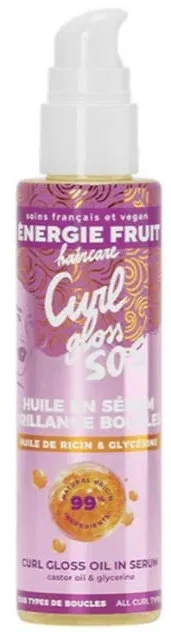 Сыворотка-масло для кудрявых волос с блеском Energie Fruit Sos Curl Gloss Hair Oil In Serum, 75 мл