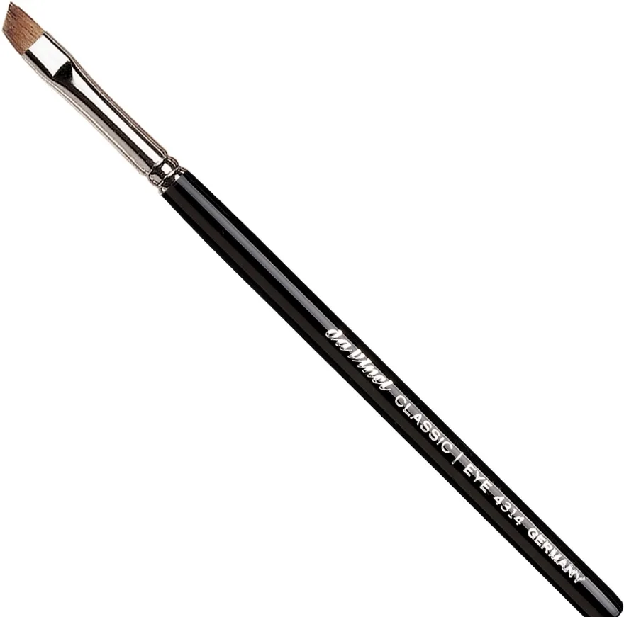 Скошенная кисть для бровей Da Vinci Classic Eyebrow Brush Liner Angled 4314 из ворса колонка