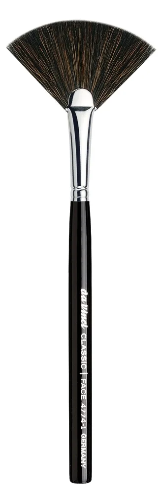 Веерная кисть Da Vinci Classic Fan Brush Extra Fine 4774 размер 1 для румян и хайлайтера