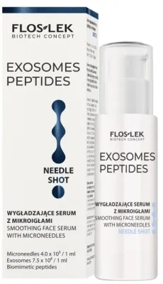 Сыворотка для лица Floslek Exosomes Peptides с микроиглами, экзосомами центеллы и пептидами, 30 мл