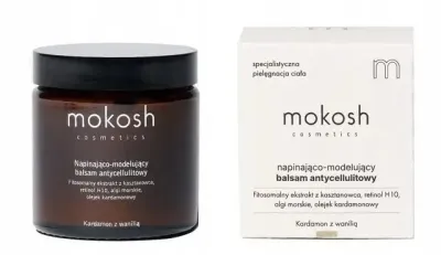 Mokosh Cosmetics Body Balm Kardamon & Vanilla укрепляюще-моделирующий антицеллюлитный бальзам для тела, 120 мл