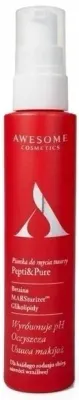 Пенка для умывания Awesome Cosmetics Pepti Pure Cleansing Foam кремовая, для любого типа кожи, 100 мл