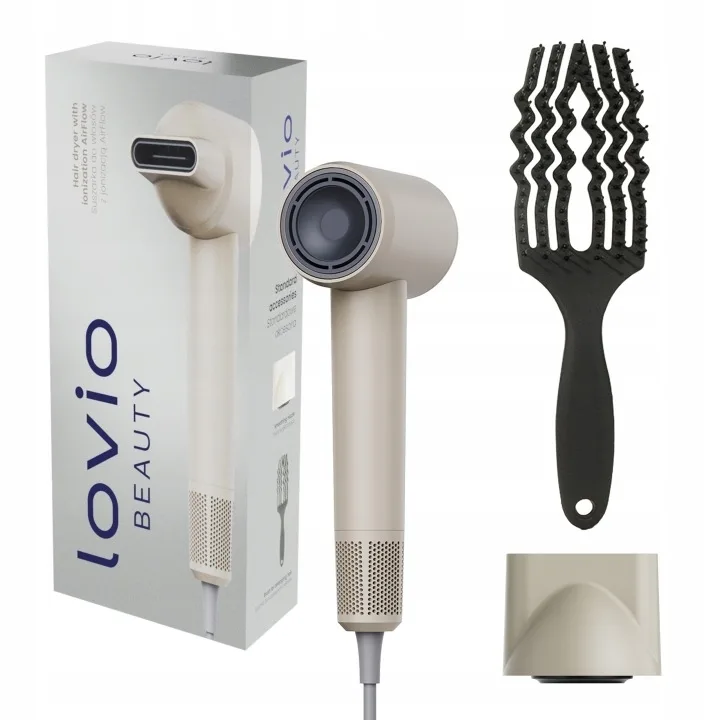 Фен Lovio Beauty AirFlow LVHD001PK 1600 Вт BLDC ионизация розовый