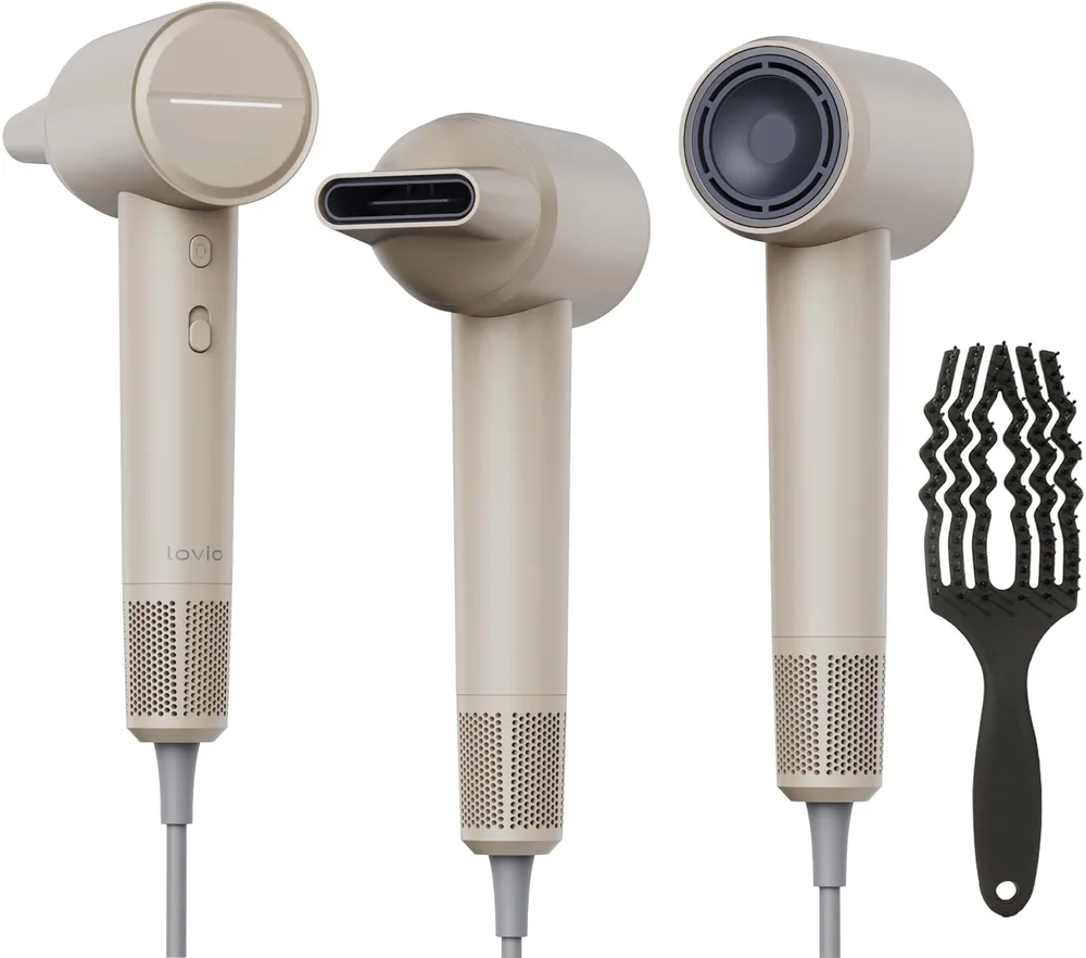 Фен Lovio Beauty AirFlow LVHD001BE 1600 Вт BLDC ионизация бежевый