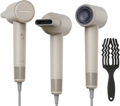 Фен Lovio Beauty AirFlow LVHD001BE 1600 Вт BLDC ионизация бежевый
